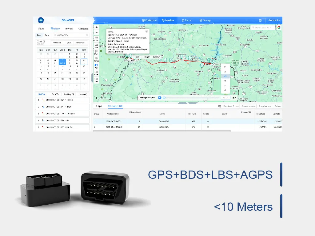 A car collision with a security lock icon, illustrating the GD09's instant event alerts and secure cloud storage.