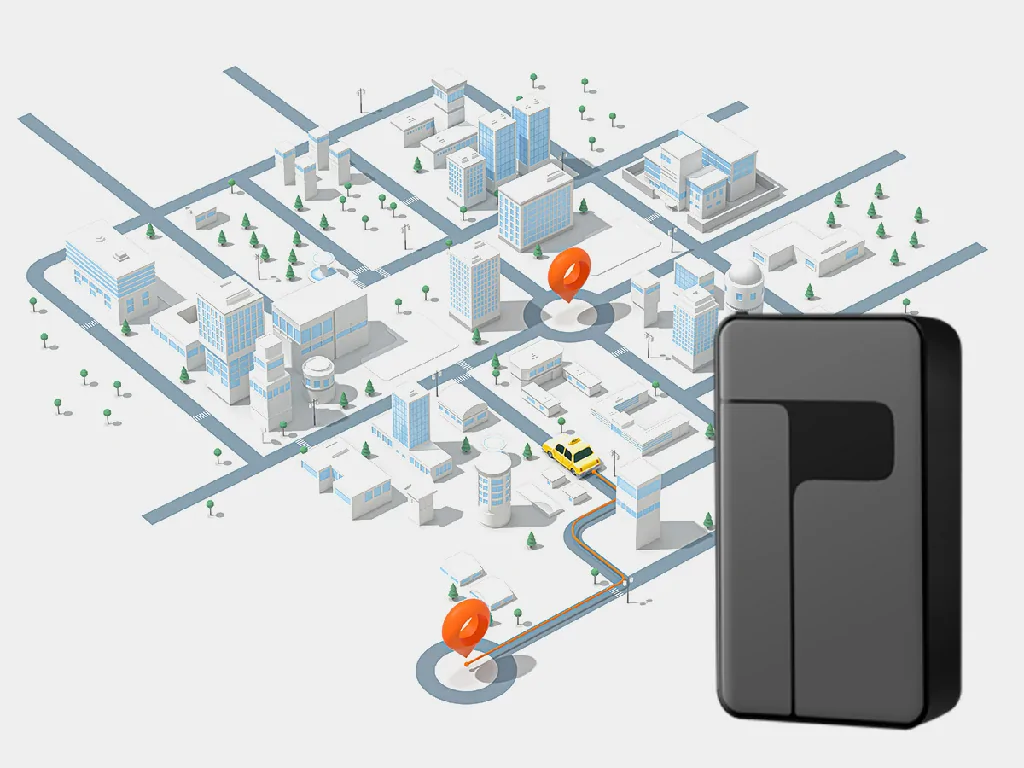 A car collision with a security lock icon, illustrating the GD09's instant event alerts and secure cloud storage.