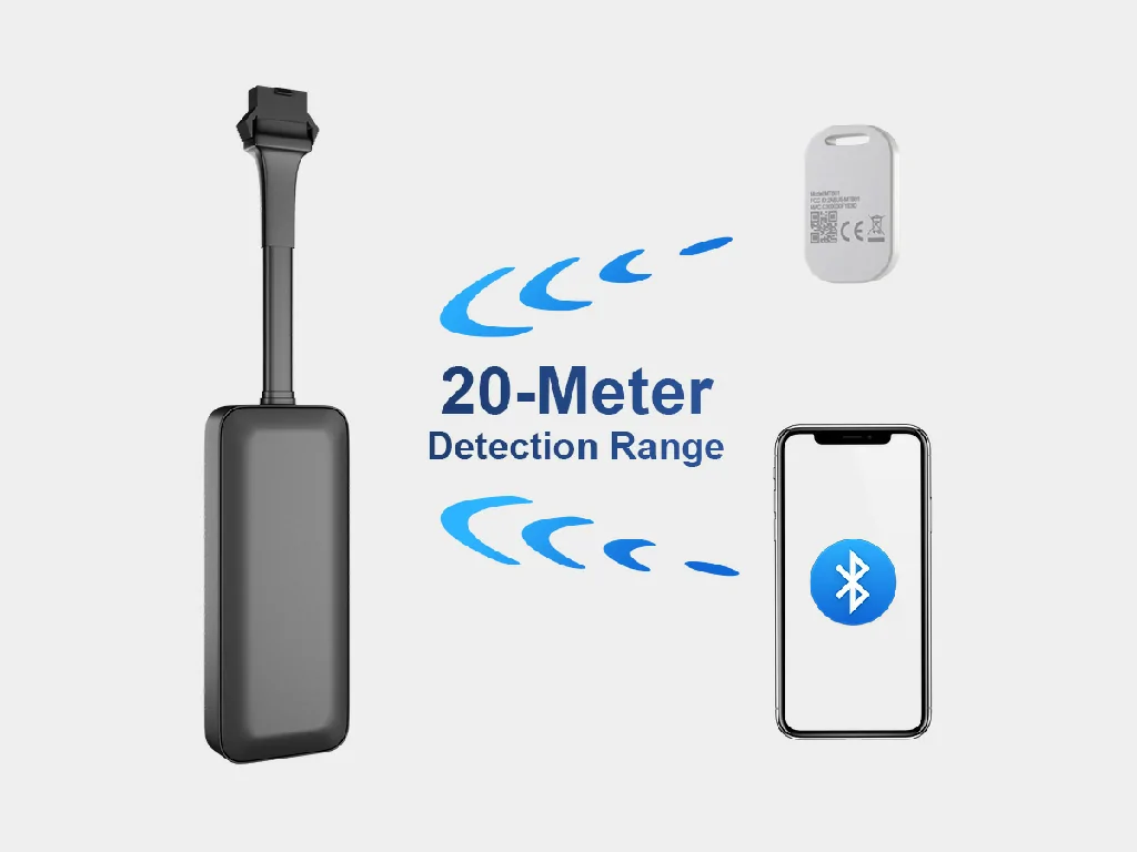 A car collision with a security lock icon, illustrating the GD09's instant event alerts and secure cloud storage.