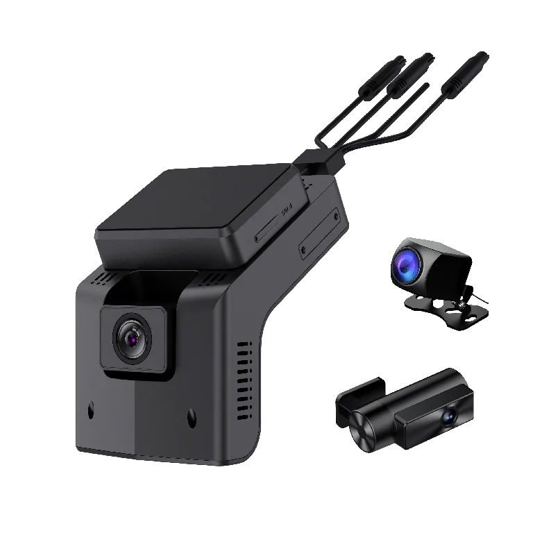 Side view of great will compact dashcam showing sleek hardware design.