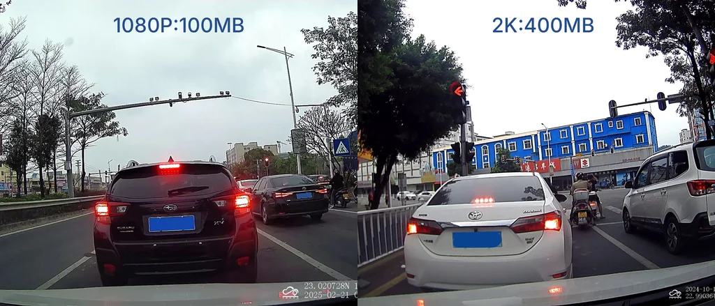 Comparison 1080P Full HD vs 2K Ultra HD