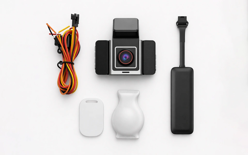A complete lineup of ready-to-ship hardware, including GPS trackers and dash cams for vehicles, engineering, logistics, and asset management.